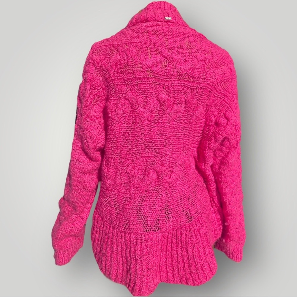 St.John Hot Pink Wool Cardigan Sweater 🎀 - Picture 5 of 8